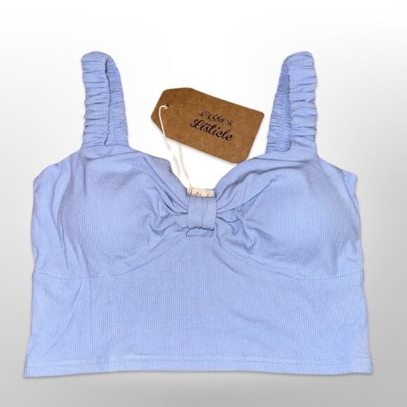 Listicle Ice Blue Tank Top NWT - Picture 1 of 2